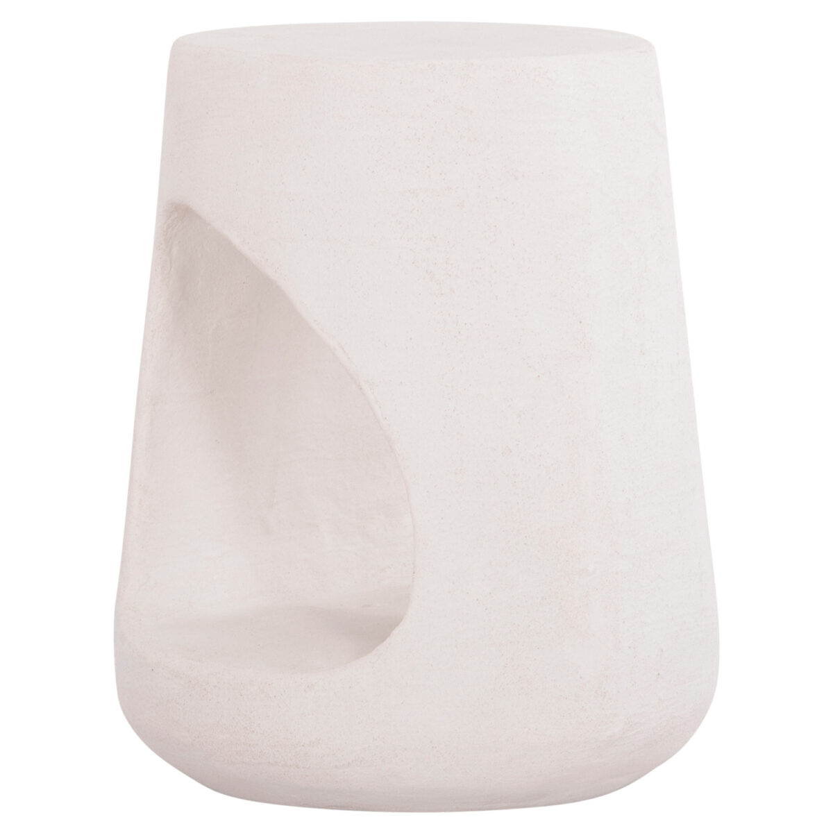 ΣΚΑΜΠΟ ΣΤΡΟΓΓΥΛΟ ΣΕΙΡΑ SANTORINI HM18056 ΠΟΛΥΡΗΤΙΝΗ ΣΕ ΥΠΟΛΕΥΚΟ ΧΡΩΜΑ Φ38x47Yεκ. - Image 5