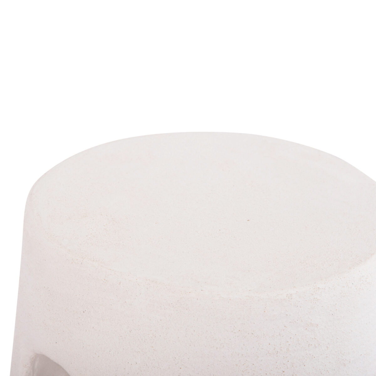 ΣΚΑΜΠΟ ΣΤΡΟΓΓΥΛΟ ΣΕΙΡΑ SANTORINI HM18056 ΠΟΛΥΡΗΤΙΝΗ ΣΕ ΥΠΟΛΕΥΚΟ ΧΡΩΜΑ Φ38x47Yεκ. - Image 6