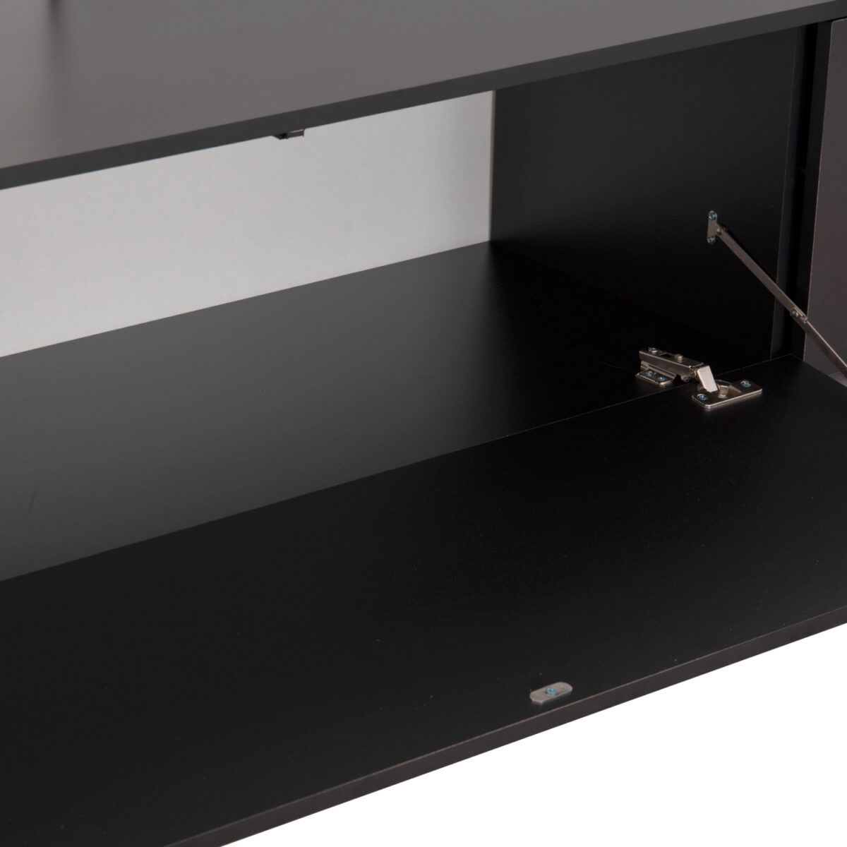 ΣΥΝΘΕΣΗ ΤΗΛΕΟΡΑΣΗΣ DORT HM18076.02 ΜΕΛΑΜΙΝΗ ΣΕ ΣΟΝΑΜΑ-ΣΚΟΥΡΟ ΓΚΡΙ 249.5x42.2x199.5Υεκ - Image 6