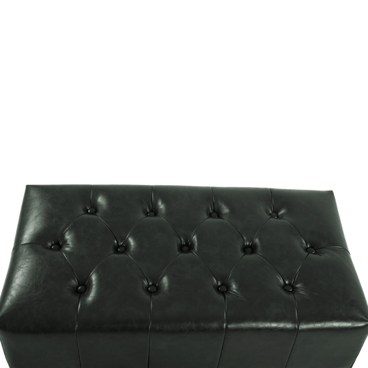 ΤΑΜΠΟΥΡΕ ΥΠΟΠΟΔΙΟ T.CHESTERFIELD EMMA HM226.08 PU ΚΥΠΑΡΙΣΣΙ-ΜΑΥΡΑ ΠΟΔΙΑ 80x45x39Yεκ. - Image 4