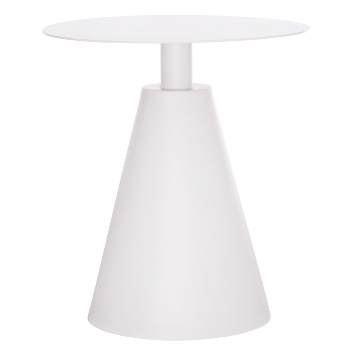 ΤΡΑΠΕΖΑΚΙ ΒΟΗΘ. ΣΤΡΟΓΓΥΛΟ ΕΞ.ΧΩΡΟΥ SERA HM6270.02 ΛΕΥΚΟ ΑΛΟΥΜΙΝΙΟ Φ50x56Υεκ. - Image 3