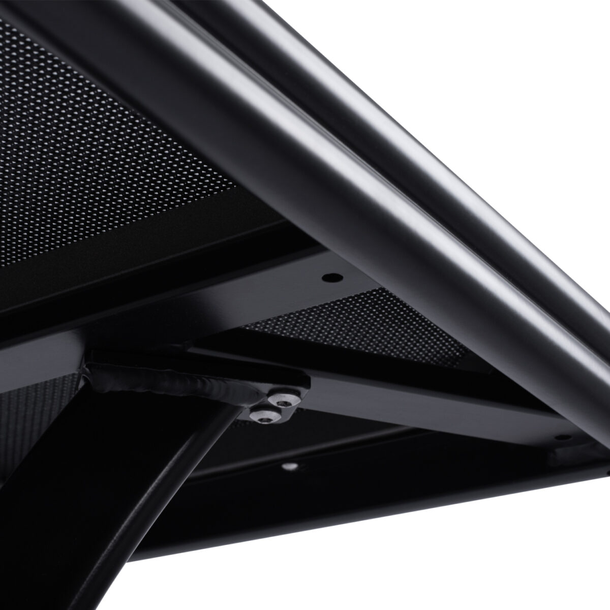 ΤΡΑΠΕΖΙ ΑΛΟΥΜΙΝΙΟΥ JAXEN HM5533.02 ΜΑΥΡΟ-ΓΥΑΛΙ ΑΣΦΑΛΕΙΑΣ&TEXTILENE 120x70x78Υεκ - Image 9