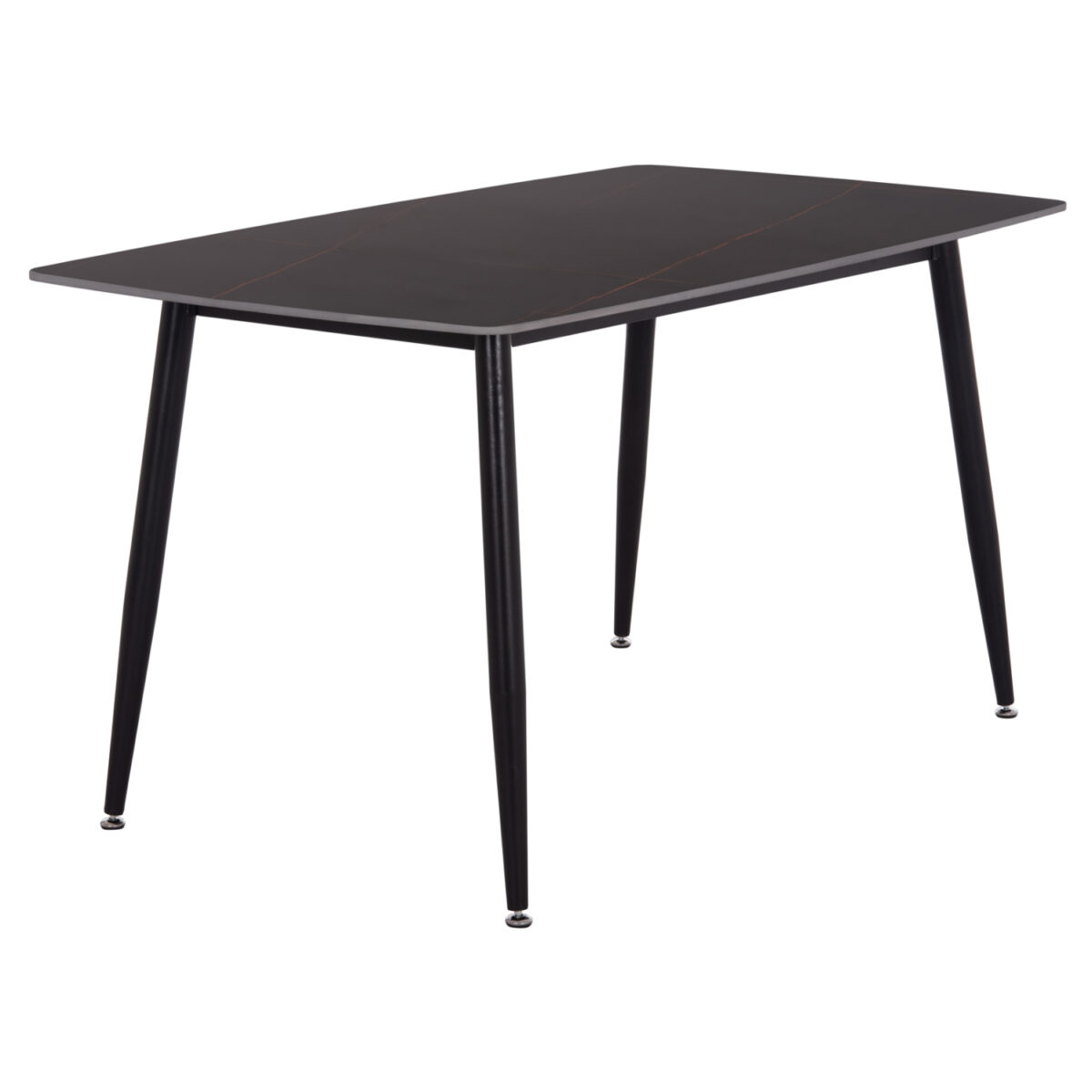 ΤΡΑΠΕΖΙ RAVEN HM18149.02 ΚΕΡΑΜΙΚΟ TOP ΜΕ ΟΨΗ ΜΑΥΡΟ ΜΑΡΜΑΡΟ 140x80x74Υεκ. - Image 4