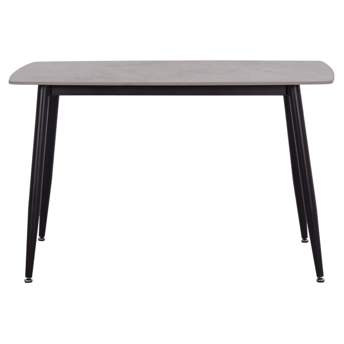 ΤΡΑΠΕΖΙ RAVEN HM9854.13 ΚΕΡΑΜΙΚΟ TOP ΓΚΡΙ ΜΑΡΜΑΡΟ-ΜΑΥΡΟ ΜΕΤΑΛΛΟ 120x70x73Υεκ. - Image 4