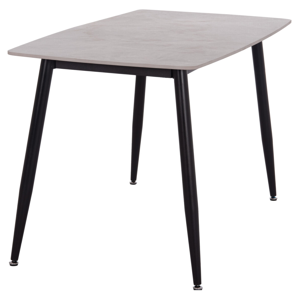 ΤΡΑΠΕΖΙ RAVEN HM9854.13 ΚΕΡΑΜΙΚΟ TOP ΓΚΡΙ ΜΑΡΜΑΡΟ-ΜΑΥΡΟ ΜΕΤΑΛΛΟ 120x70x73Υεκ. - Image 7