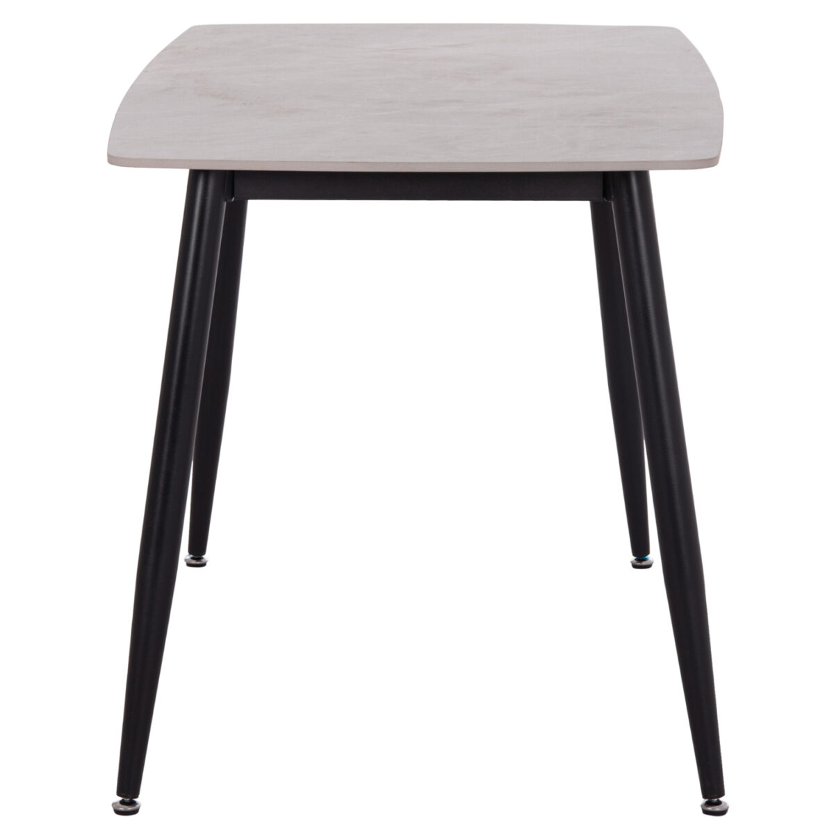 ΤΡΑΠΕΖΙ RAVEN HM9854.13 ΚΕΡΑΜΙΚΟ TOP ΓΚΡΙ ΜΑΡΜΑΡΟ-ΜΑΥΡΟ ΜΕΤΑΛΛΟ 120x70x73Υεκ. - Image 8