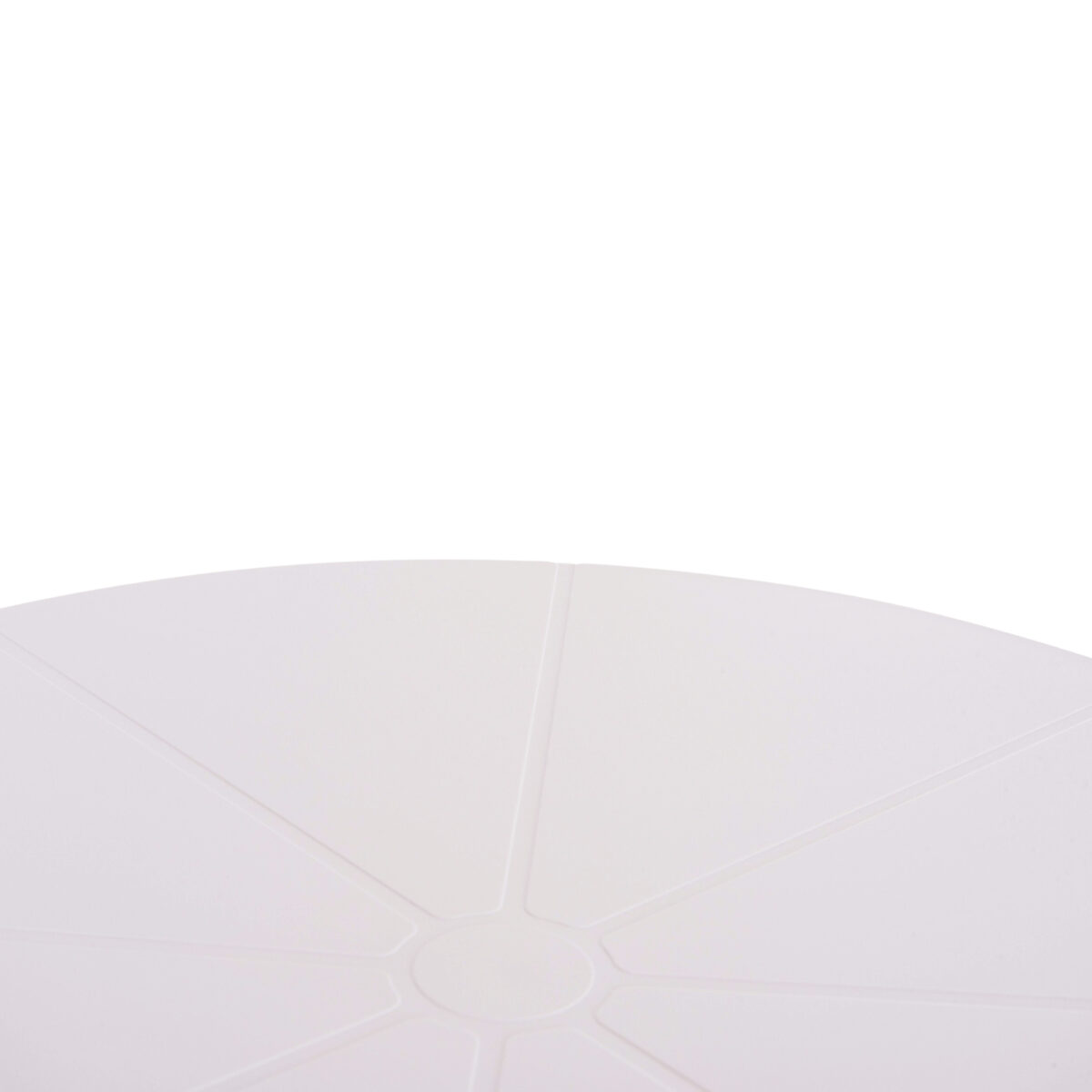 ΤΡΑΠΕΖΙ ΜΠΑΡ ΣΤΡΟΓΓΥΛΟ TERRIN HM6126.11 ΠΟΛΥΠΡΟΠΥΛΕΝΙΟ ΛΕΥΚΟ Φ60x106Υεκ. - Image 5