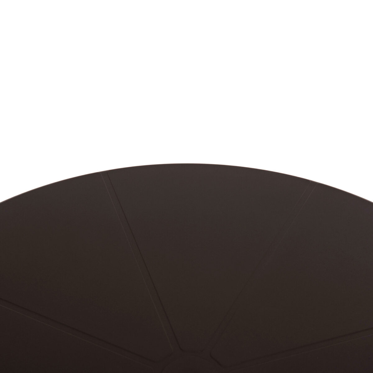 ΤΡΑΠΕΖΙ ΠΟΛΥΠΡΟΠΥΛΕΝΙΟΥ ΣΤΡΟΓΓΥΛΟ TERRIN HM6124.13 ΚΑΦΕ Φ60x75Υεκ. - Image 5