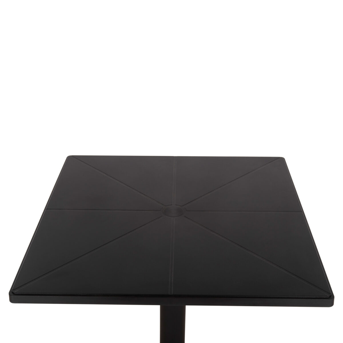 ΤΡΑΠΕΖΙ ΠΟΛΥΠΡΟΠΥΛΕΝΙΟΥ ΤΕΤΡΑΓΩΝΟ TERRIN HM6125.12 ΜΑΥΡΟ 60,5x60,5x76,5Υεκ. - Image 4