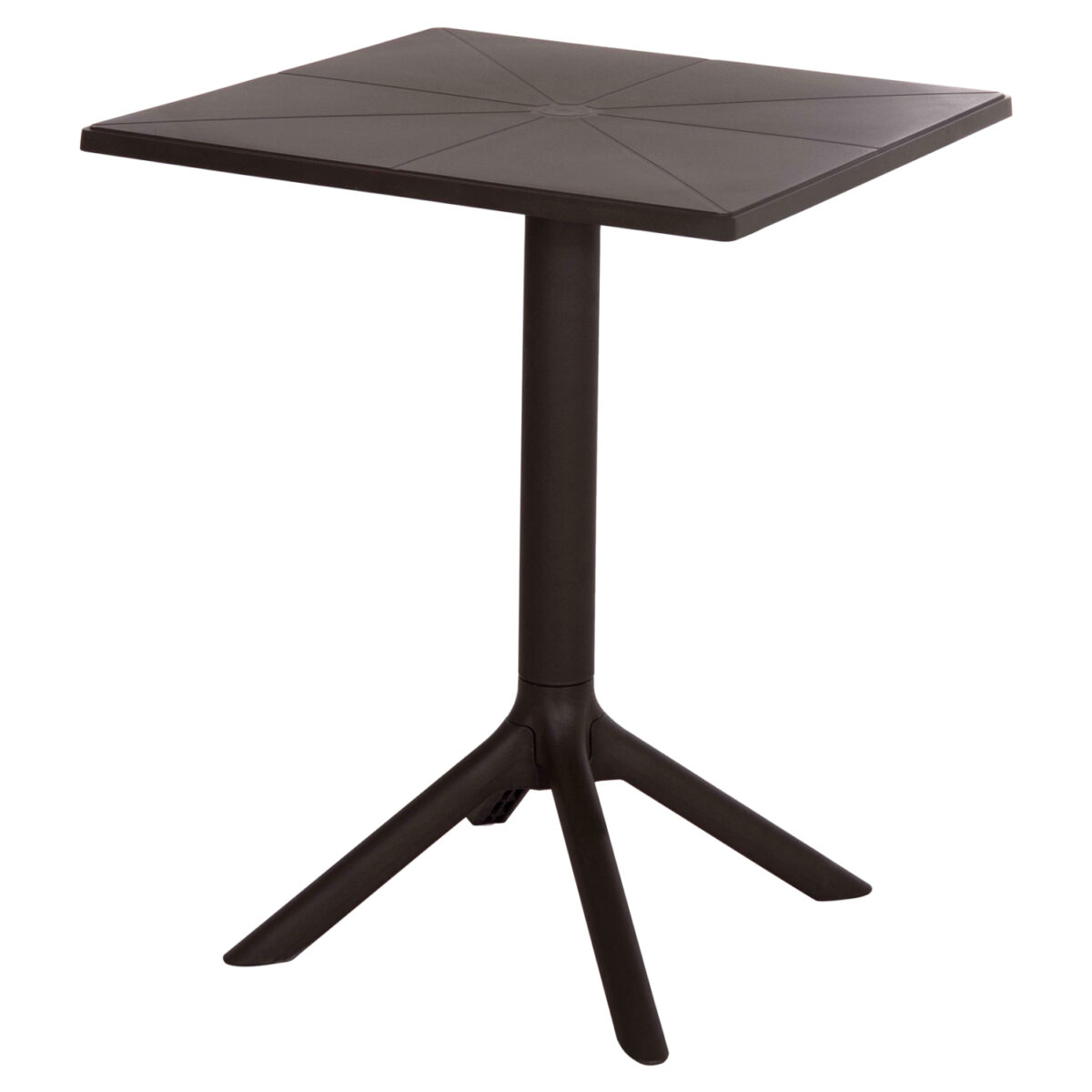 ΤΡΑΠΕΖΙ ΠΟΛΥΠΡΟΠΥΛΕΝΙΟΥ ΤΕΤΡΑΓΩΝΟ TERRIN HM6125.13 ΚΑΦΕ 60x60x75Υεκ. - Image 4