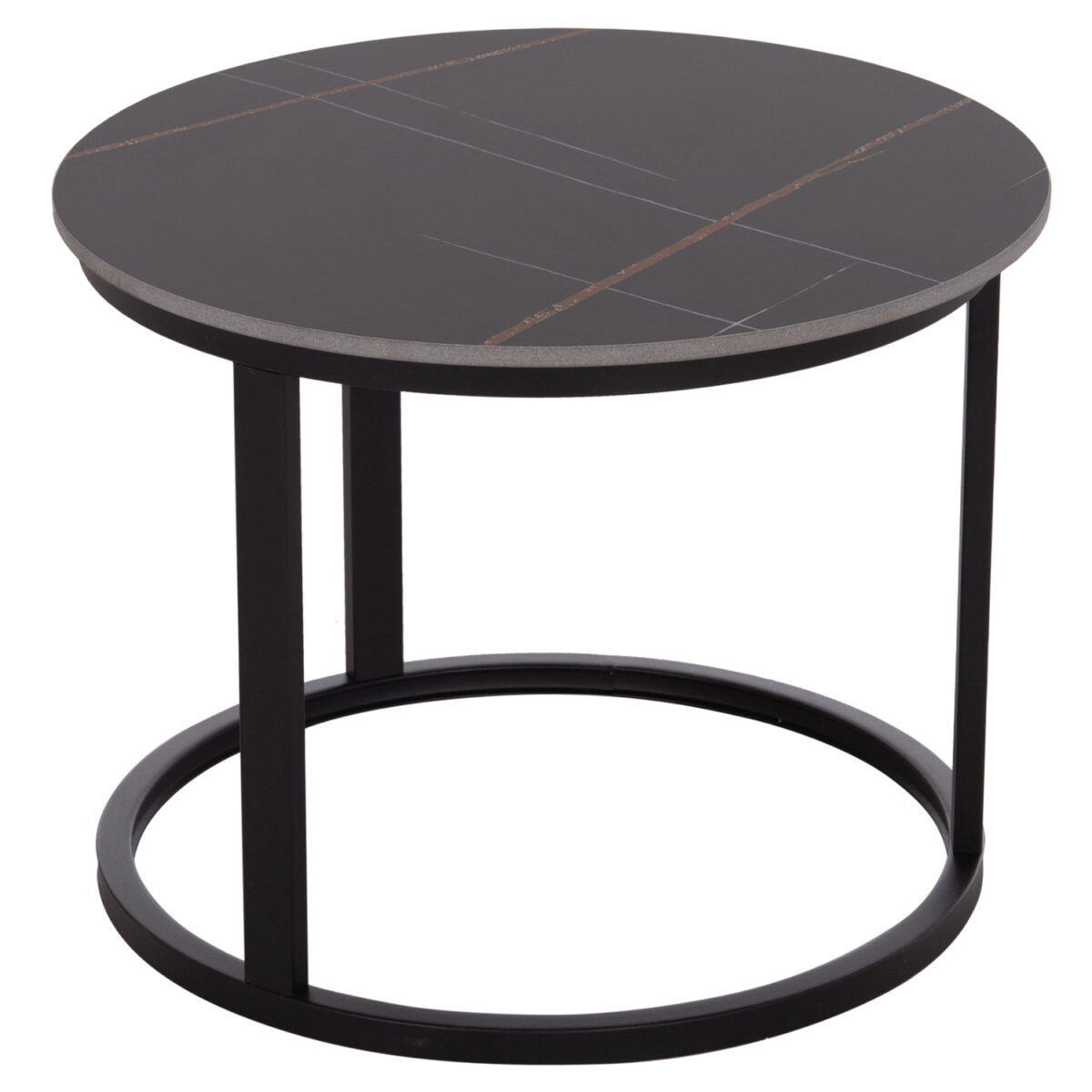 trapezi-salonioy-2tmch-fb91814002-mayro-7 ΤΡΑΠΕΖΙ ΣΑΛΟΝΙΟΥ 2ΤΜΧ TALOS ΚΕΡΑΜΙΚΟ TOP ΜΕ ΟΨΗ ΜΑΥΡΟΥ ΜΑΡΜΑΡΟΥ HM18140.02 Φ70+Φ50 - Image 8