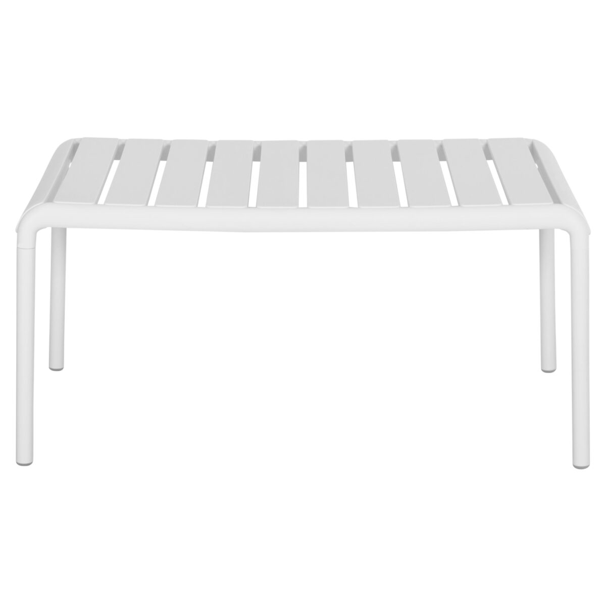 ΤΡΑΠΕΖΙ ΣΑΛΟΝΙΟΥ ΕΞΩΤΕΡΙΚΟΥ ΧΩΡΟΥ ΧΑΜΗΛΟ KORVER HM6334.01 ΠΟΛΥΠΡΟΠΥΛΕΝΙΟ ΛΕΥΚΟ 100x60x46Υεκ - Image 3