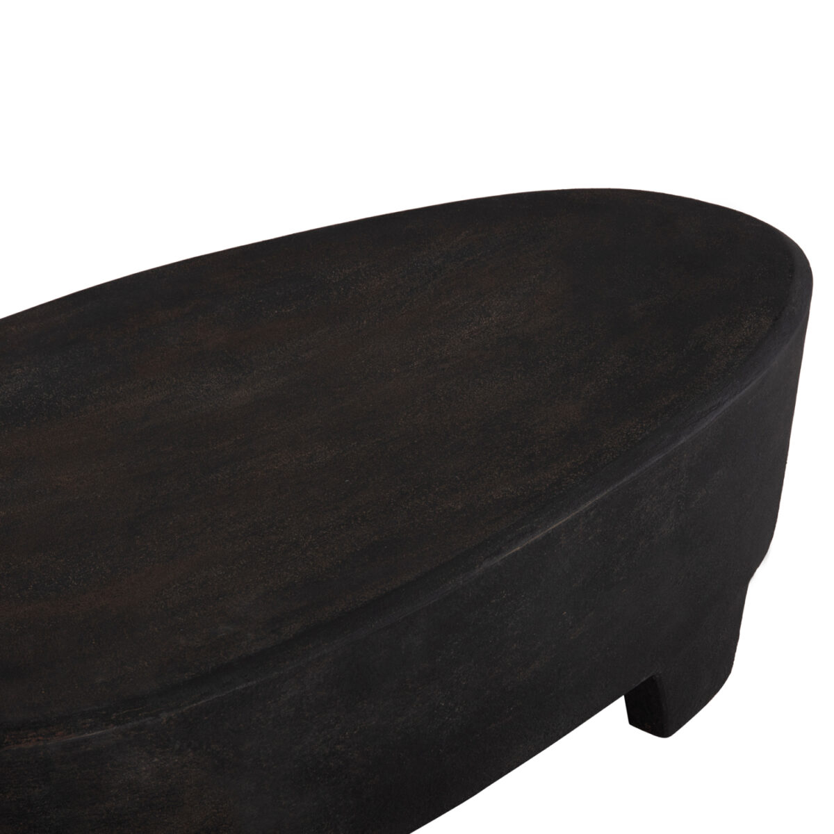 ΤΡΑΠΕΖΙ ΣΑΛΟΝΙΟΥ ΟΒΑΛ ΣΕΙΡΑ SANTORINI HM18066 MDF ΣΕ ΜΑΥΡΟ ΧΡΩΜΑ 100x60x33Υεκ. - Image 6