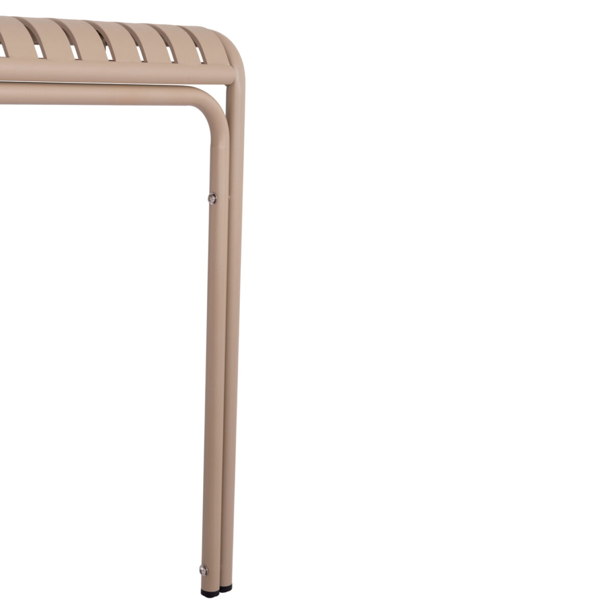 ΤΡΑΠΕΖΙ ΤΕΤΡΑΓΩΝΟ ΑΛΟΥΜΙΝΙΟΥ RACHEL HM6338.04 ΣΑΜΠΑΝΙ 80x80x76Υεκ. - Image 7