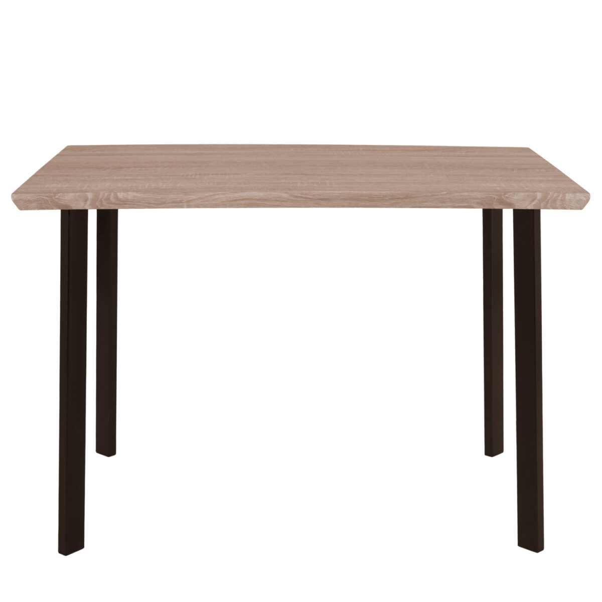 ΤΡΑΠΕΖΙ ΤΡΑΠΕΖΑΡΙΑΣ PALANI 110X70 SONAMA ΜΕ ΜΑΥΡΑ ΠΟΔΙΑ HM8333 - Image 3