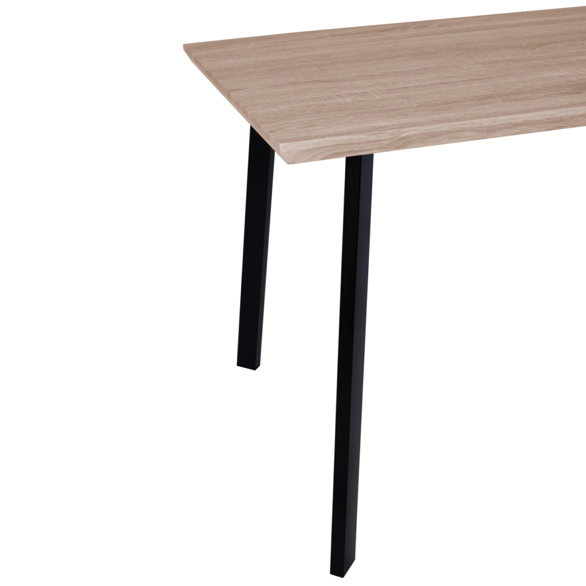 trapezi-trapezarias-140x80-sonama-me-may-5 ΤΡΑΠΕΖΙ ΤΡΑΠΕΖΑΡΙΑΣ OFIRA 140X80 SONAMA ΜΕ ΜΑΥΡΑ ΠΟΔΙΑ HM8374 - Image 6