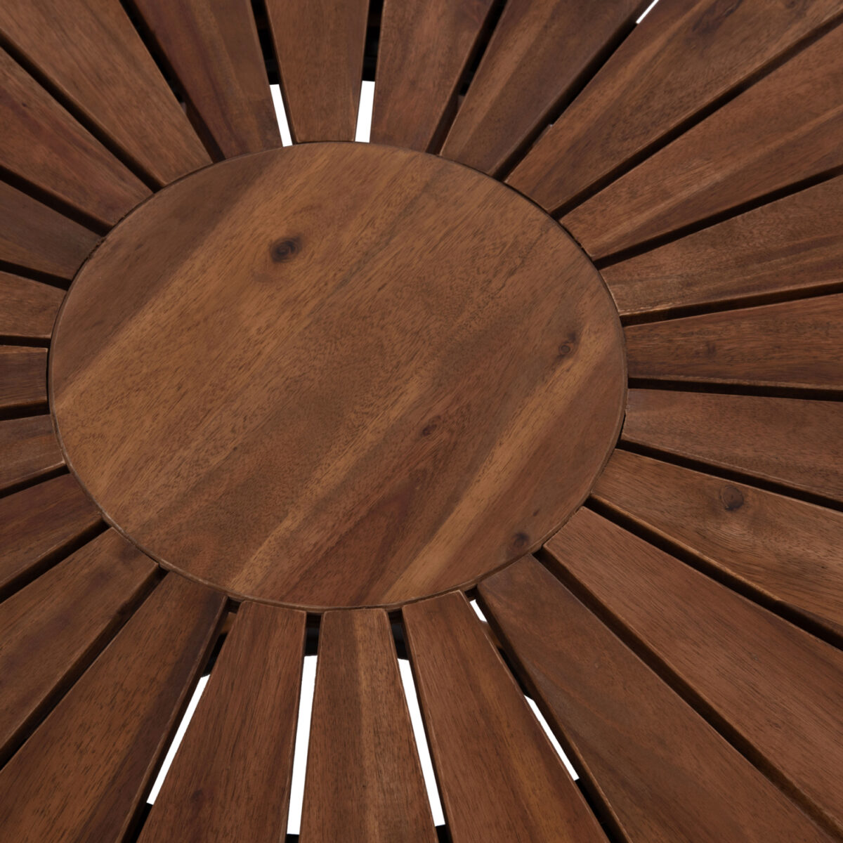 ΤΡΑΠΕΖΙ ΤΡΑΠΕΖΑΡΙΑΣ ΕΞ.ΧΩΡΟΥ CRISTOBAL HM6234 ΞΥΛΟ ΑΚΑΚΙΑΣ-ΜΕΤΑΛΛΟ Φ120x76Υεκ - Image 4