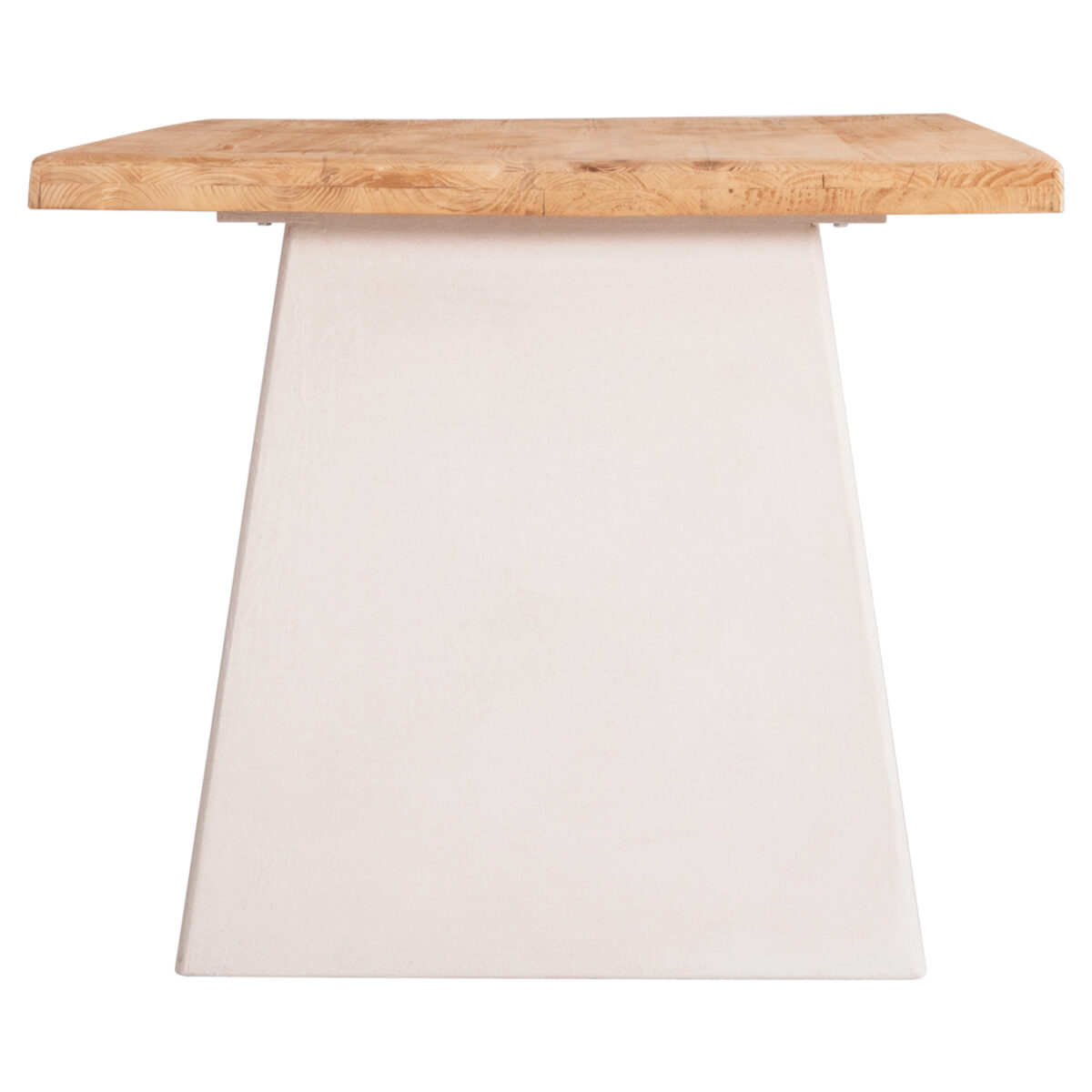 ΤΡΑΠΕΖΙ ΣΕΙΡΑ SANTORINI HM18042 ΤΟΠ ΞΥΛΟ ΕΛΑΤΟΥ-ΠΟΔΙΑ MDF ΥΠΟΛΕΥΚΑ 179x90x75Υεκ. - Image 3