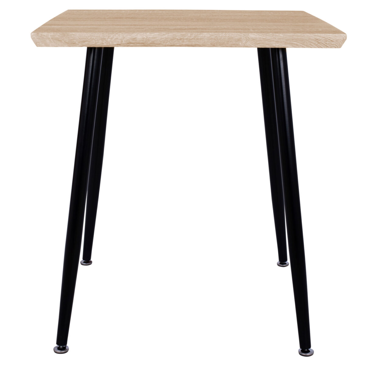 trapezi-trapezarias-fb9833501-70ch70x765-2 ΤΡΑΠΕΖΙ ΤΡΑΠΕΖΑΡΙΑΣ PALOMA HM8335.01, 70Χ70X76.5, SONOMA, ΜΑΥΡΑ ΠΟΔΙΑ - Image 3