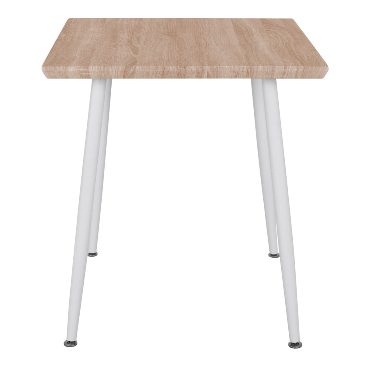 ΤΡΑΠΕΖΙ ΤΡΑΠΕΖΑΡΙΑΣ PALOMA HM8335.02, 70Χ70X76,5, SONOMA, ΛΕΥΚΑ ΠΟΔΙΑ - Image 3