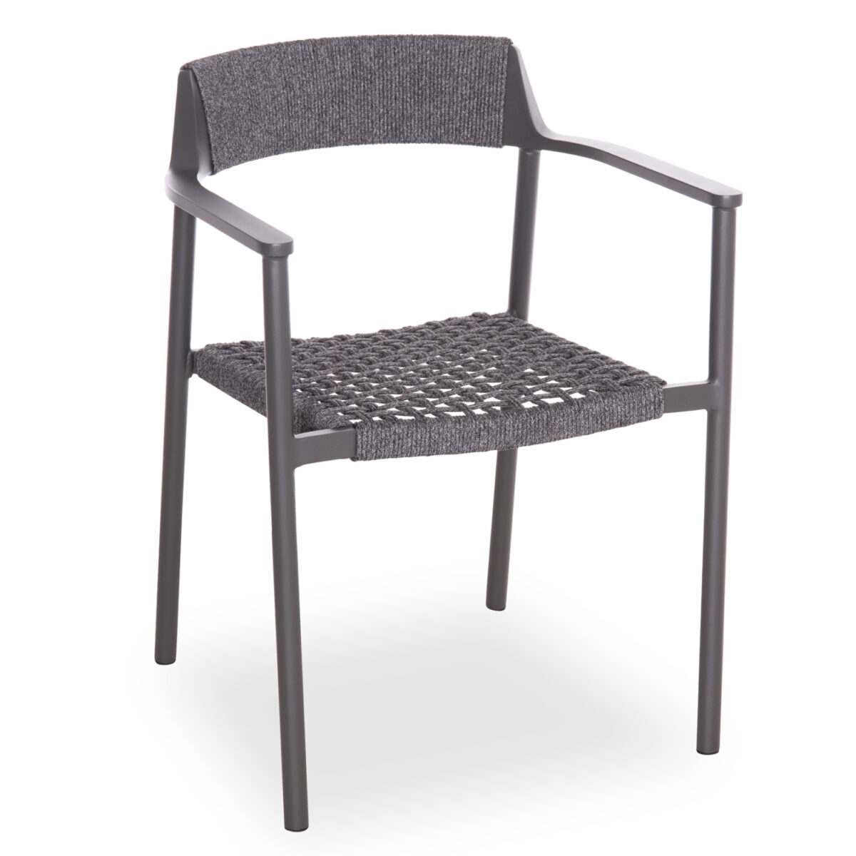 ΠΟΛΥΘΡΟΝΑ ΤΡΑΠΕΖΑΡΙΑΣ HELIA SM6200.01 ΣΚΟΥΡΟ ΓΚΡΙ ΑΛΟΥΜ.& P.E. ΣΧΟΙΝΙ 56,5x56x77Υεκ