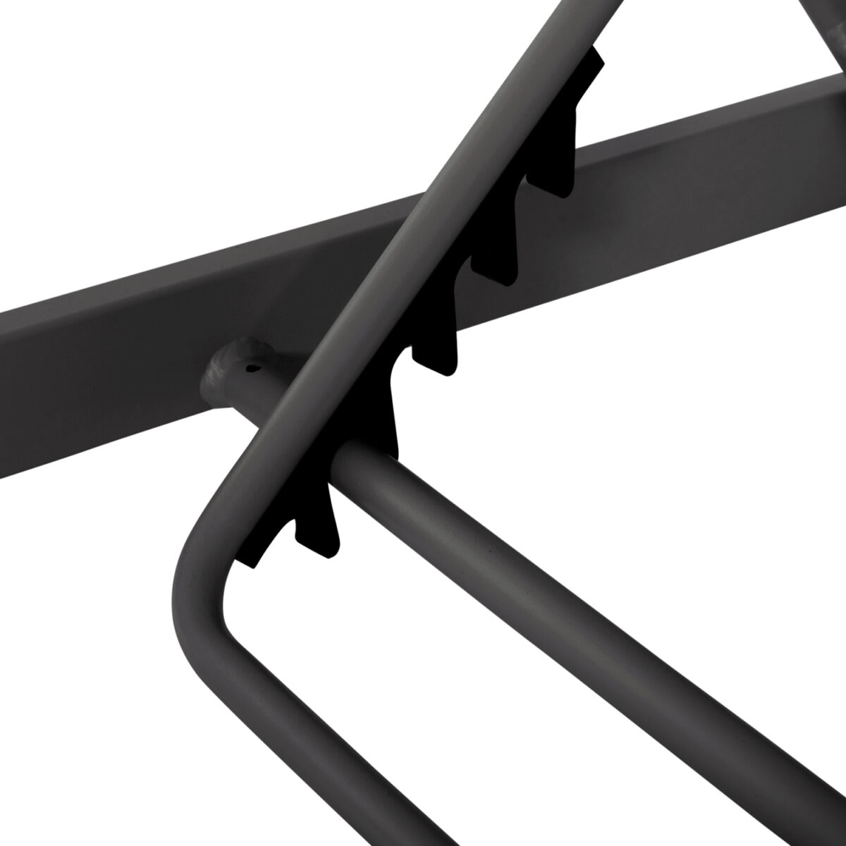 ΞΑΠΛΩΣΤΡΑ ΑΛΟΥΜΙΝΙΟΥ ΜΕ ΥΦΑΣΜΑ TESLIN RICKON HM6292.01 ΣΕ ΓΚΡΙ 198x61,5x97Υεκ. - Image 9