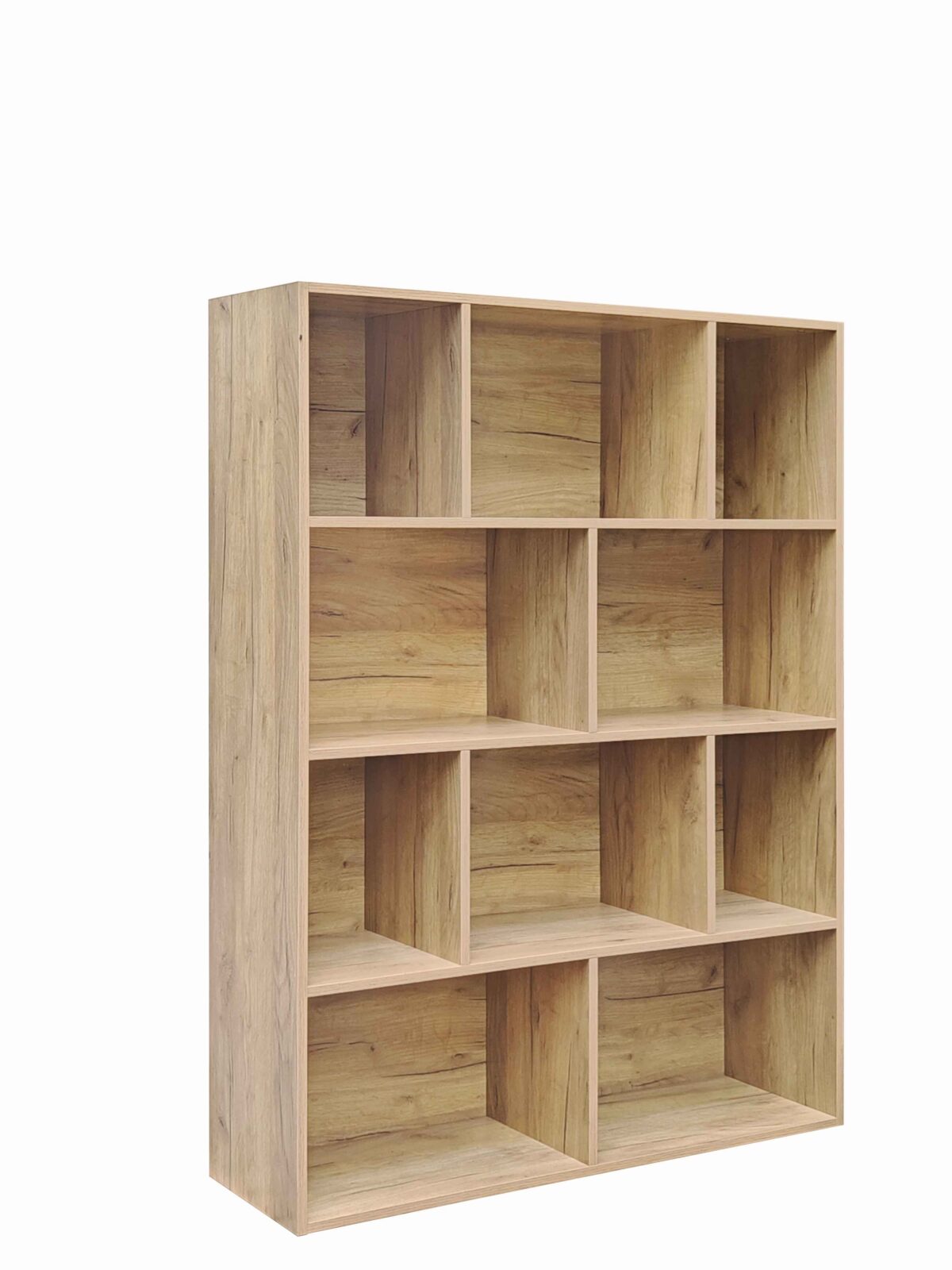 Βιβλιοθήκη Evergin  mdf σε oak απόχρωση 100x30x135εκ - Image 2