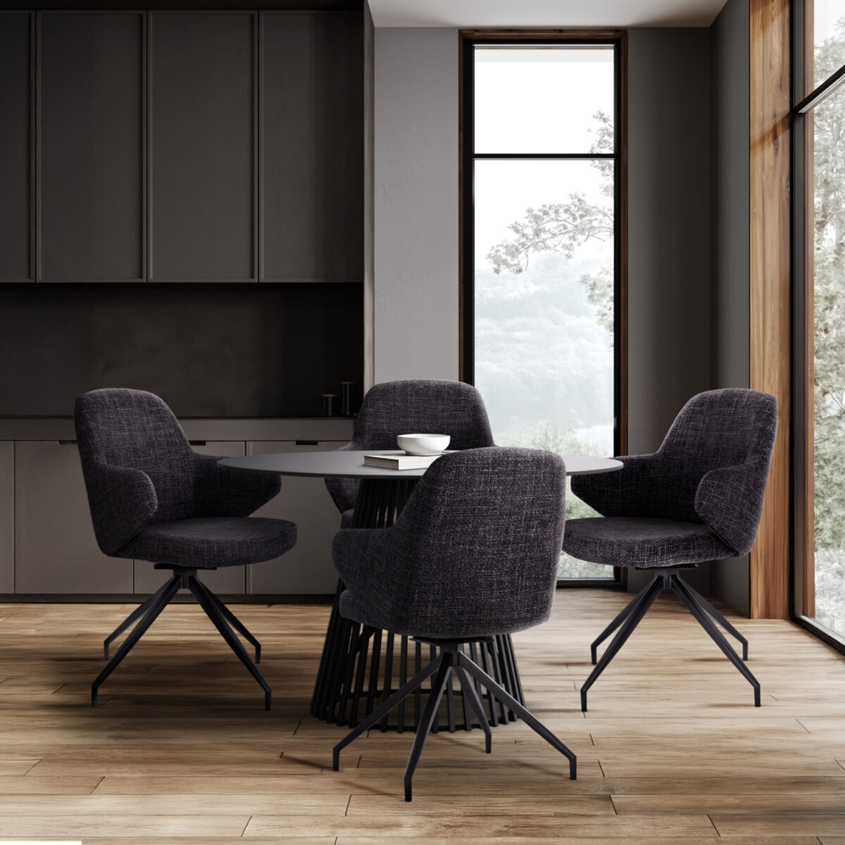 ΣΕΤ ΤΡΑΠΕΖΑΡΙΑΣ 5ΤΜΧ MEMNON SM21239 ΚΕΡΑΜΙΚΟ TOP-- ΣΤΡΟΓΓΥΛΟ - Image 2