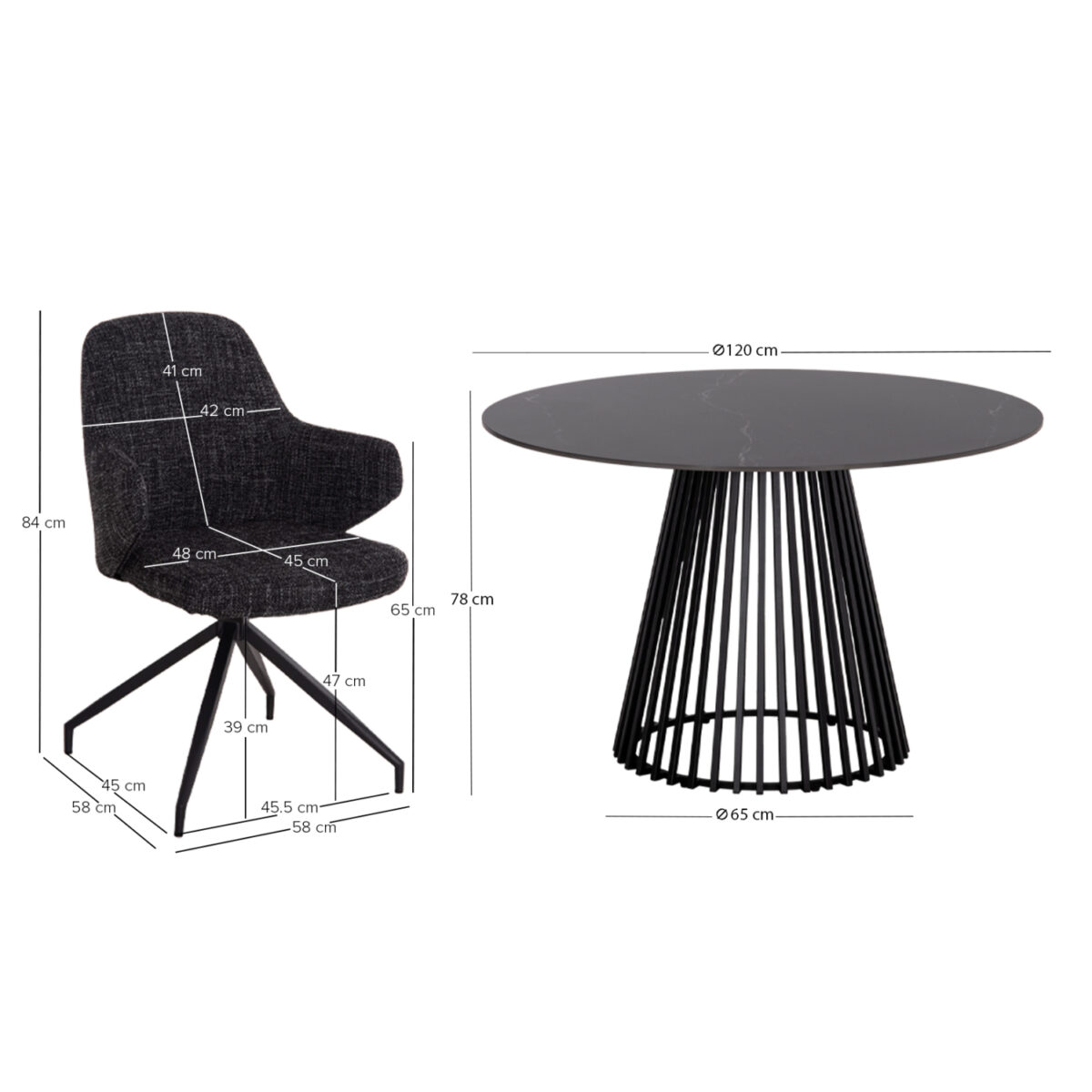 ΣΕΤ ΤΡΑΠΕΖΑΡΙΑΣ 5ΤΜΧ MEMNON SM21239 ΚΕΡΑΜΙΚΟ TOP-- ΣΤΡΟΓΓΥΛΟ - Image 3