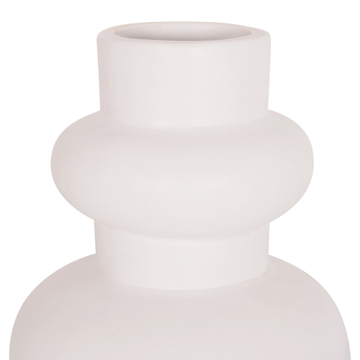 ΕΠΙΤΡΑΠΕΖΙΟ ΔΙΑΚΟΣΜΗΤΙΚΟ ΒΑΖΟ LEMA HM4664.02M ΤΕΡΑΚΟΤΑ ΣΕ ΛΕΥΚΟ--Φ22x29Υεκ. - Image 4