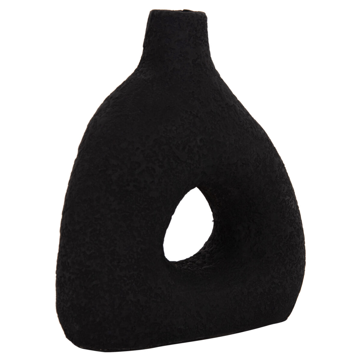 ΕΠΙΤΡΑΠΕΖΙΟ ΔΙΑΚΟΣΜΗΤΙΚΟ ΒΑΖΟ DECANT HM4667.01Μ ΤΕΡΑΚΟΤΑ ΣΕ ΜΑΥΡΟ--17x6.5x20Υεκ.