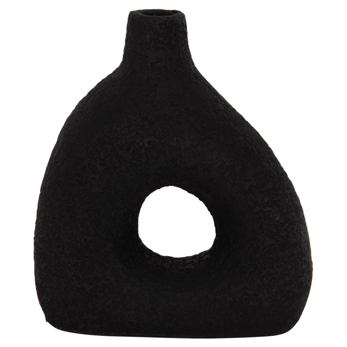 ΕΠΙΤΡΑΠΕΖΙΟ ΔΙΑΚΟΣΜΗΤΙΚΟ ΒΑΖΟ DECANT HM4667.01Μ ΤΕΡΑΚΟΤΑ ΣΕ ΜΑΥΡΟ--17x6.5x20Υεκ. - Image 3