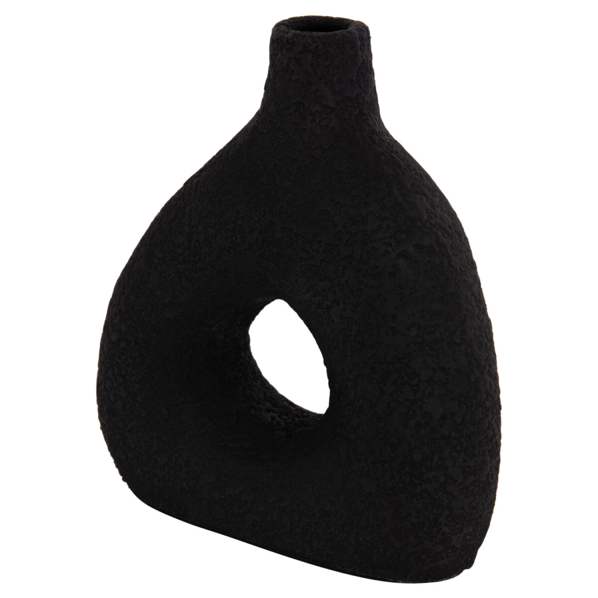 ΕΠΙΤΡΑΠΕΖΙΟ ΔΙΑΚΟΣΜΗΤΙΚΟ ΒΑΖΟ DECANT HM4667.01Μ ΤΕΡΑΚΟΤΑ ΣΕ ΜΑΥΡΟ--17x6.5x20Υεκ. - Image 5