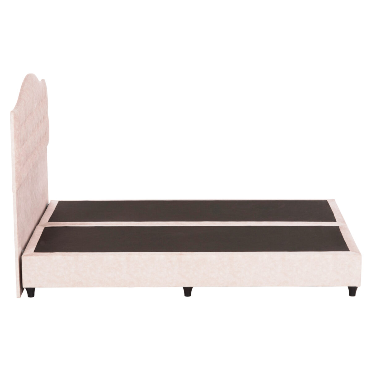 ΚΡΕΒΑΤΙ MALENA HM638.22 ΜΠΕΖ ΥΦΑΣΜΑ Τ. NUBUCK ΓΙΑ ΣΤΡΩΜΑ 150x200εκ. - Image 5