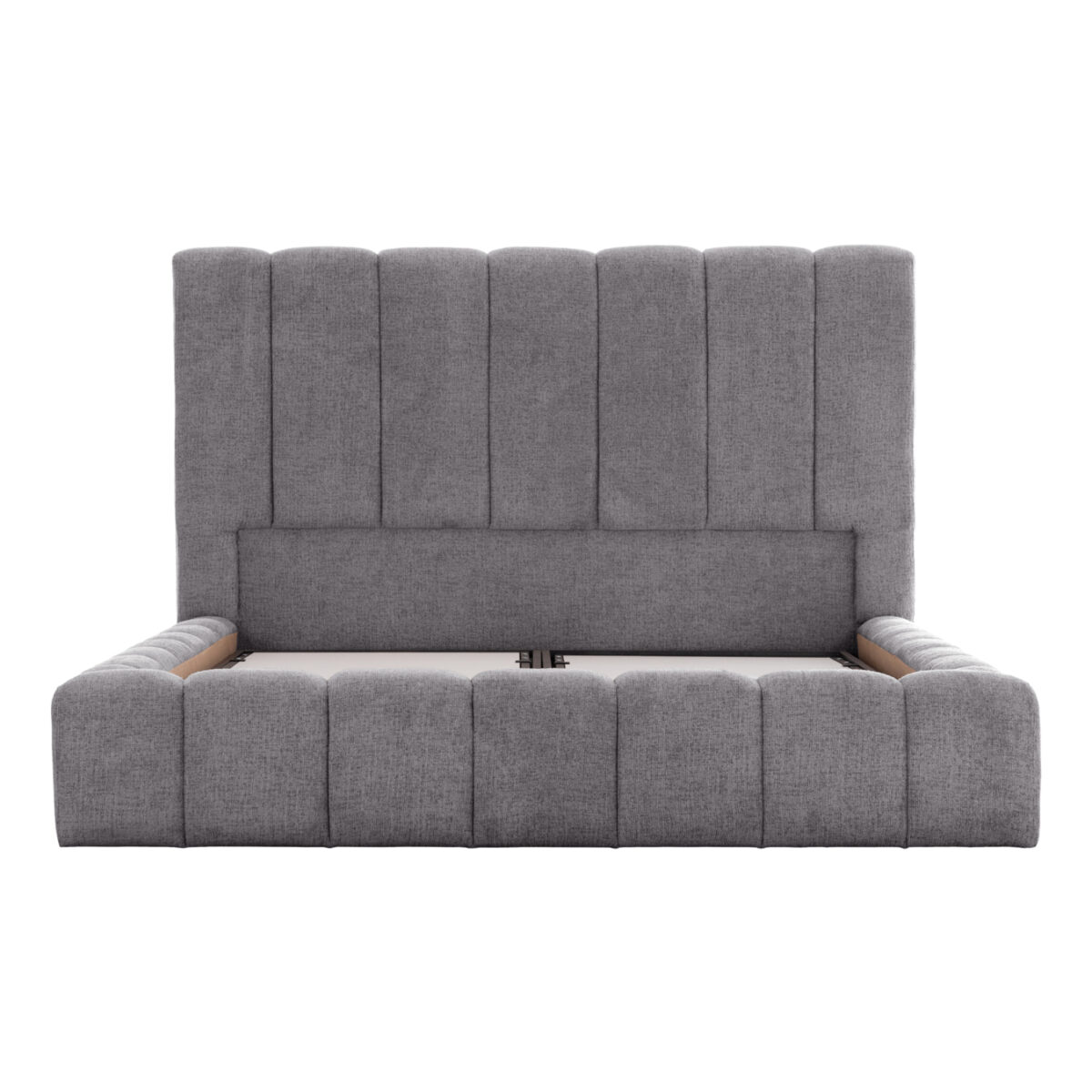 ΚΡΕΒΑΤΙ REMO ΜΕ ΑΠΟΘΗΚΕΥΤΙΚΟ ΧΩΡΟ HM719.22 ΥΦΑΣΜΑ TEDDY ΓΚΡΙ-ΓΙΑ ΣΤΡΩΜΑ 160x200εκ - Image 5