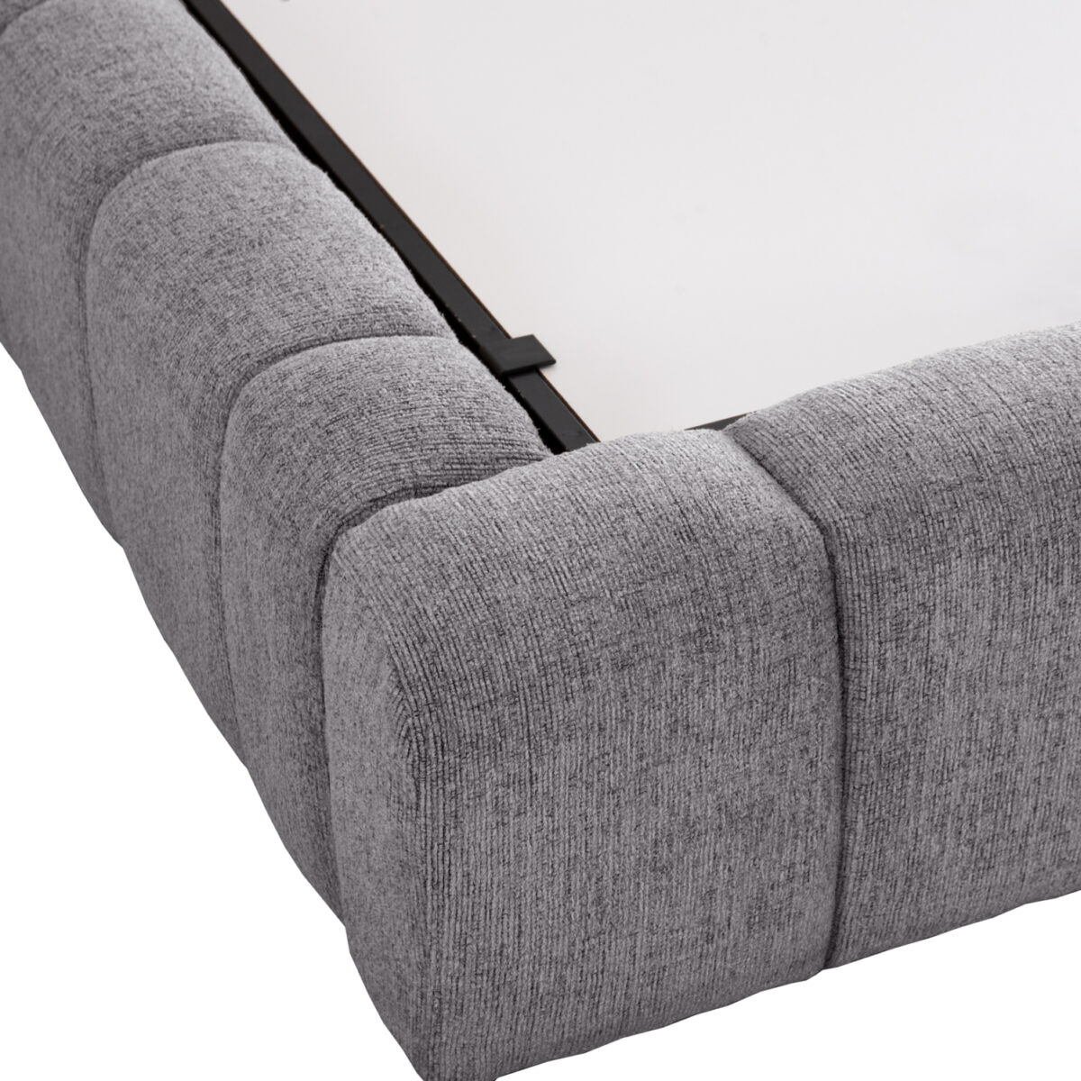 ΚΡΕΒΑΤΙ REMO ΜΕ ΑΠΟΘΗΚΕΥΤΙΚΟ ΧΩΡΟ HM719.22 ΥΦΑΣΜΑ TEDDY ΓΚΡΙ-ΓΙΑ ΣΤΡΩΜΑ 160x200εκ - Image 7