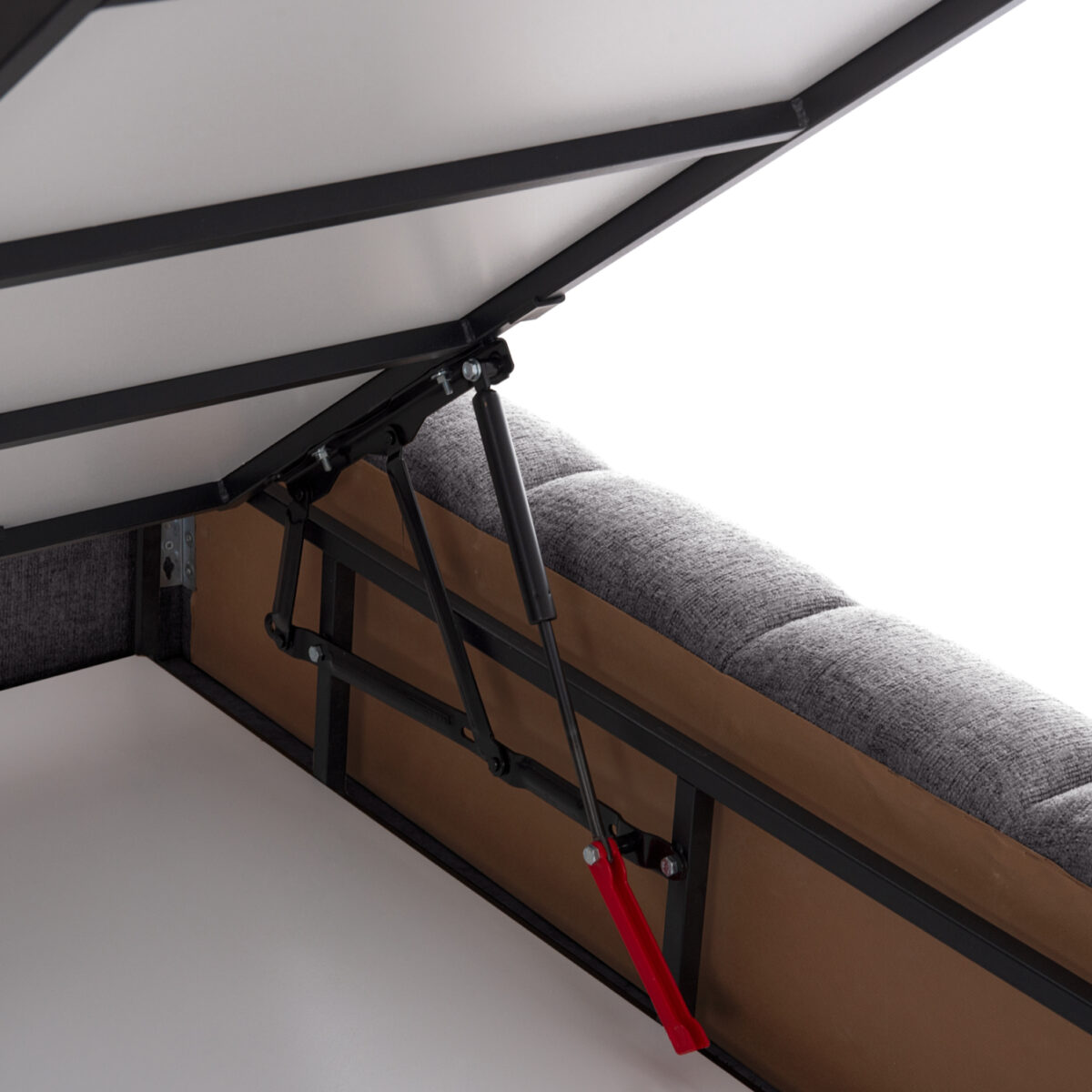 ΚΡΕΒΑΤΙ REMO ΜΕ ΑΠΟΘΗΚΕΥΤΙΚΟ ΧΩΡΟ HM719.22 ΥΦΑΣΜΑ TEDDY ΓΚΡΙ-ΓΙΑ ΣΤΡΩΜΑ 160x200εκ - Image 10