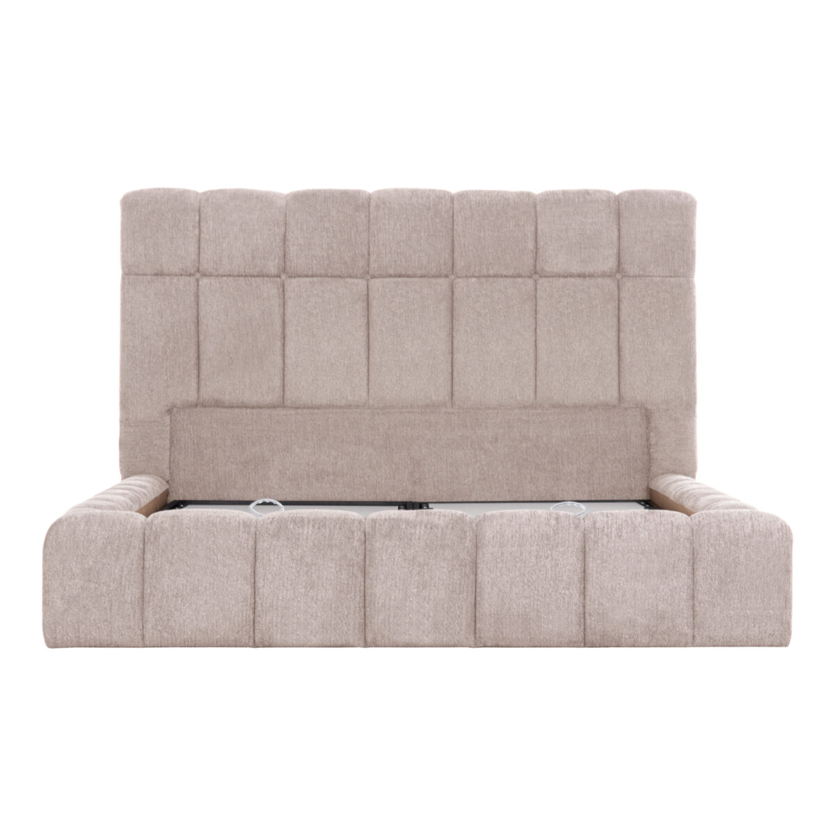 ΚΡΕΒΑΤΙ RAMON ΜΕ ΑΠΟΘ. ΧΩΡΟ HM720.10 ΥΦΑΣΜΑ TEDDY ΜΠΕΖ-ΓΙΑ ΣΤΡΩΜΑ 160x200εκ - Image 4