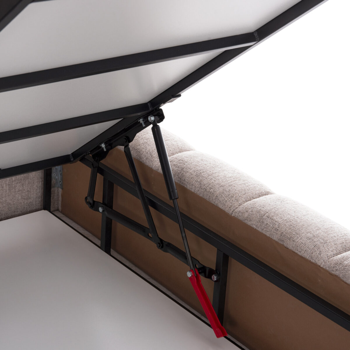 ΚΡΕΒΑΤΙ RAMON ΜΕ ΑΠΟΘ. ΧΩΡΟ HM720.10 ΥΦΑΣΜΑ TEDDY ΜΠΕΖ-ΓΙΑ ΣΤΡΩΜΑ 160x200εκ - Image 7