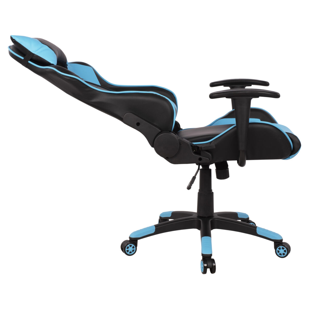 polythrona-gaming-fb9107208-mayri-siel-6-4 ΠΟΛΥΘΡΟΝΑ GAMING DARIUS HM1072.08 ΜΑΥΡΗ-ΣΙΕΛ 66,5x70x(122-129) cm - Image 5