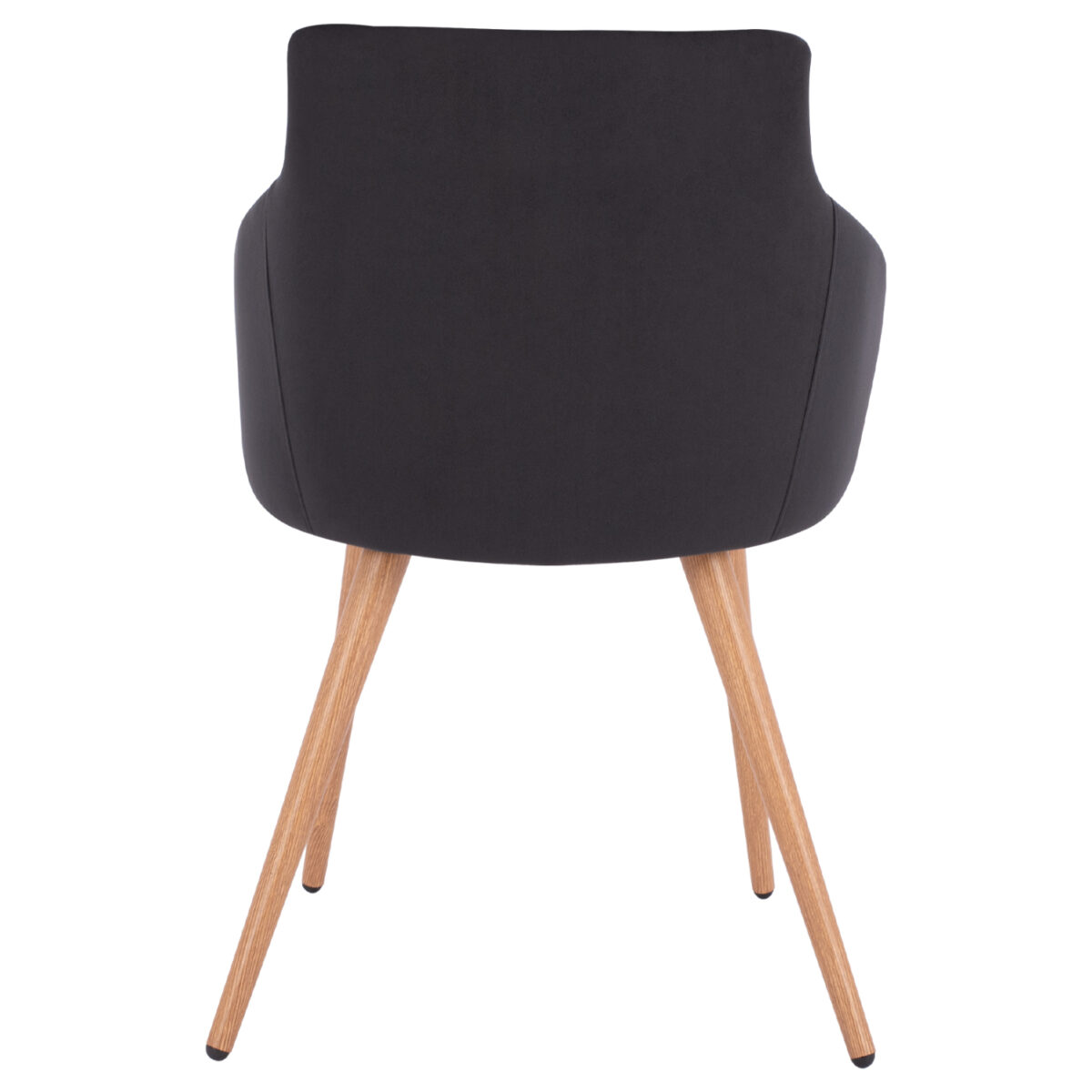 ΠΟΛΥΘΡΟΝΑΚΙ IVY ΒΕΛΟΥΔΟ ΜΑΥΡΟ ΚΑΙ ΜΕΤΑΛΛΙΚΑ ΠΟΔΙΑ HM8546.04 53x55x79 εκ. - Image 6