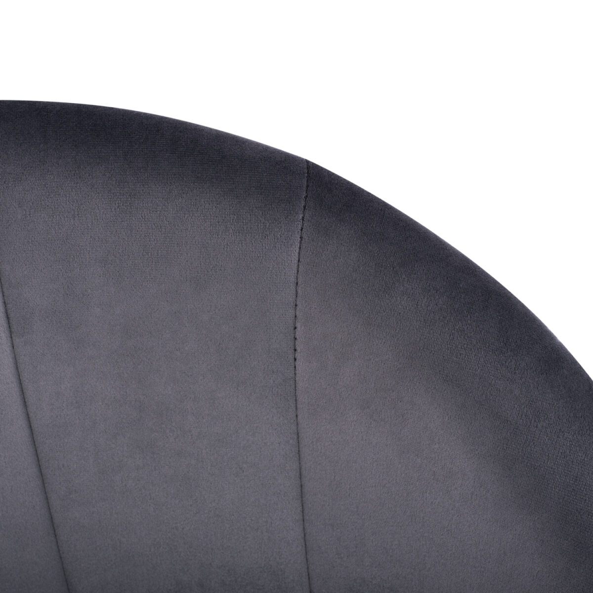 ΠΟΛΥΘΡΟΝΑΚΙ BESSIE HM8699.01 ΒΕΛΟΥΔΟ ΓΚΡΙ ΜΕ ΜΕΤΑΛΛΙΚΟ ΣΚΕΛΕΤΟ 60x62x80Y εκ. - Image 7