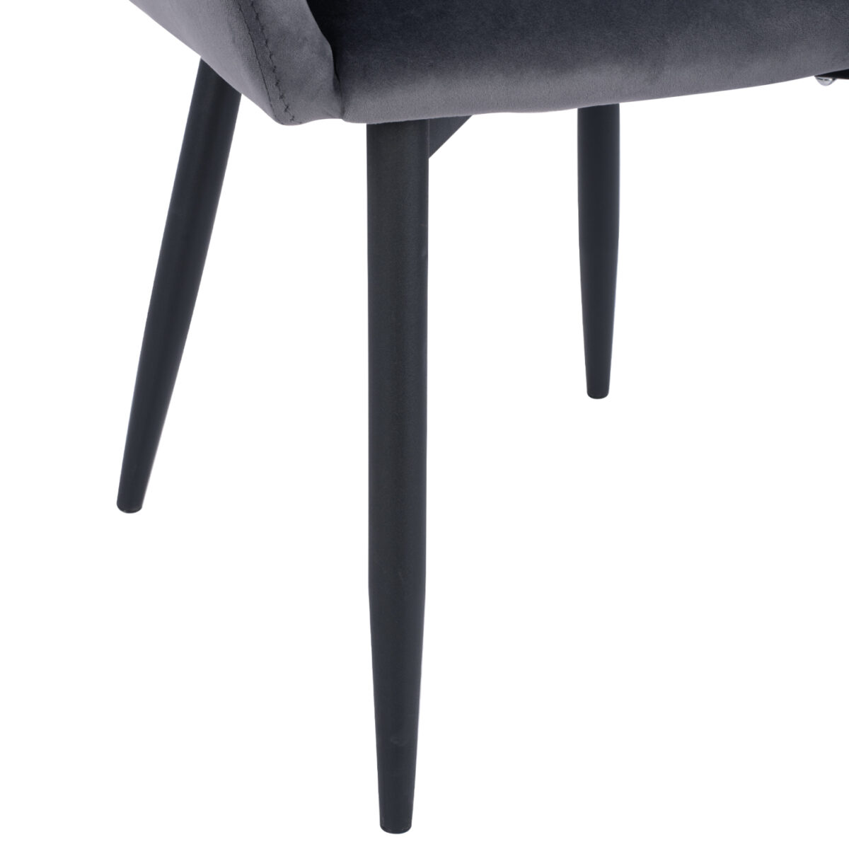 ΠΟΛΥΘΡΟΝΑΚΙ BESSIE HM8699.01 ΒΕΛΟΥΔΟ ΓΚΡΙ ΜΕ ΜΕΤΑΛΛΙΚΟ ΣΚΕΛΕΤΟ 60x62x80Y εκ. - Image 10