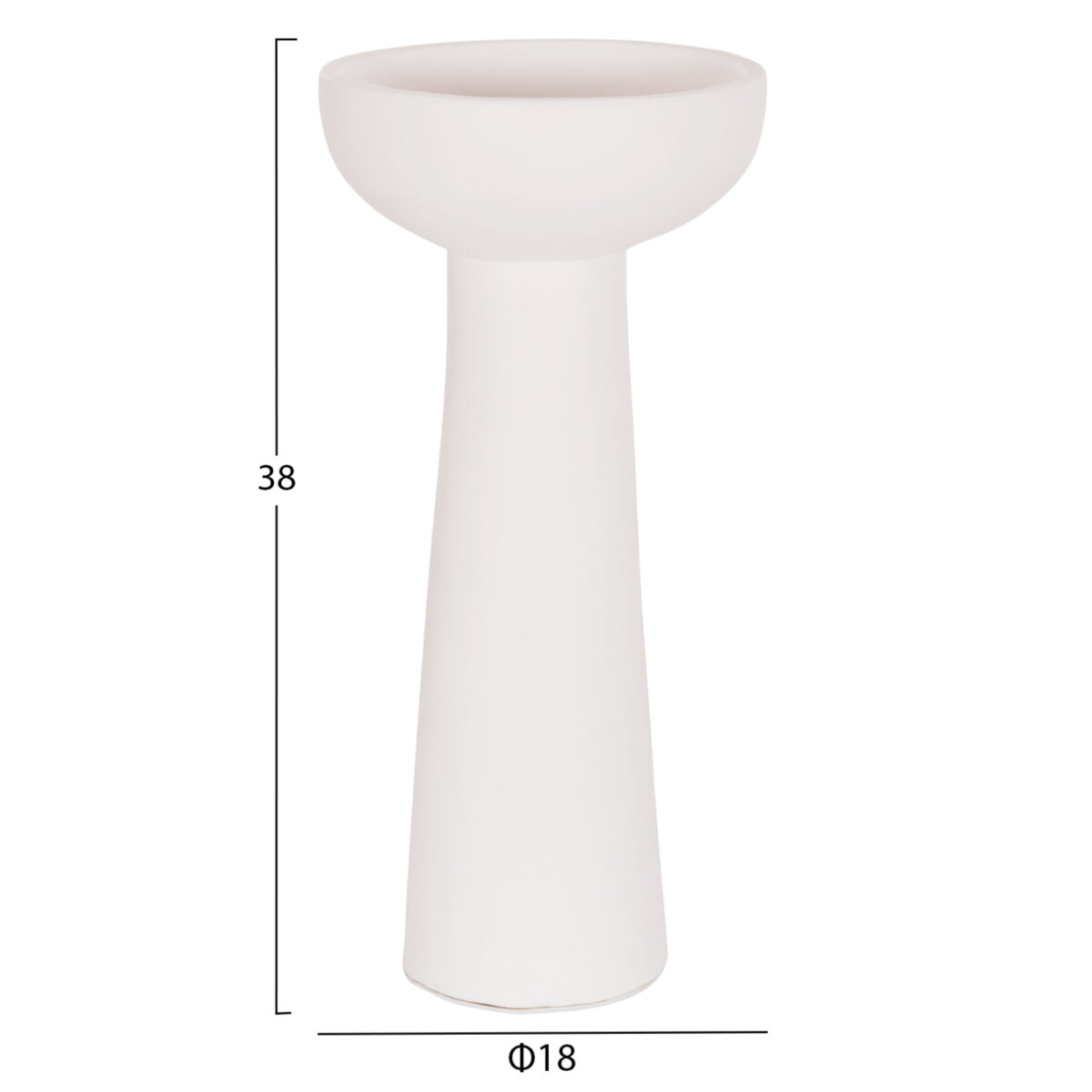 ΣΕΤ 3 ΕΠΙΤΡΑΠΕΖΙΑ ΔΙΑΚΟΣΜΗΤΙΚΑ ΒΑΖΑ LEKKAN ΗΜ21142.01 ΤΕΡΑΚΟΤΑ ΣΕ ΛΕΥΚΟ & ΜΑΥΡΟ - Image 2