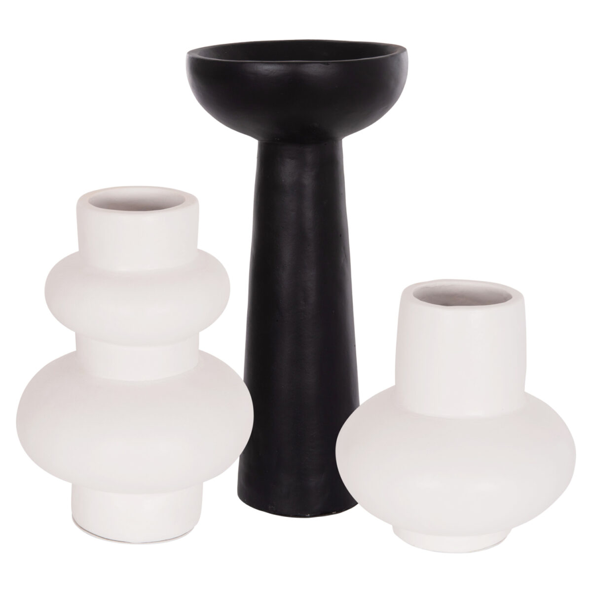 set-3-epitrapezia-diakosmitika-baza-fb92 ΣΕΤ 3 ΕΠΙΤΡΑΠΕΖΙΑ ΔΙΑΚΟΣΜΗΤΙΚΑ ΒΑΖΑ LEKKAN ΗΜ21142.02 ΤΕΡΑΚΟΤΑ ΣΕ ΛΕΥΚΟ & ΜΑΥΡΟ - Image 1