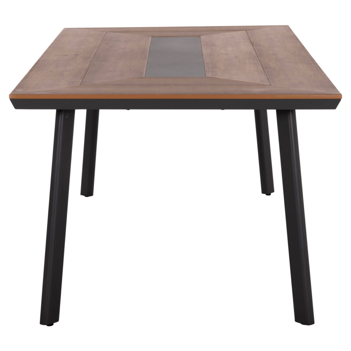 ΤΡΑΠΕΖΙ ΑΛΟΥΜΙΝΙΟΥ TABER ΜΕ POLYWOOD 200X100 ΓΚΡΙ HM5131.12 - Image 5