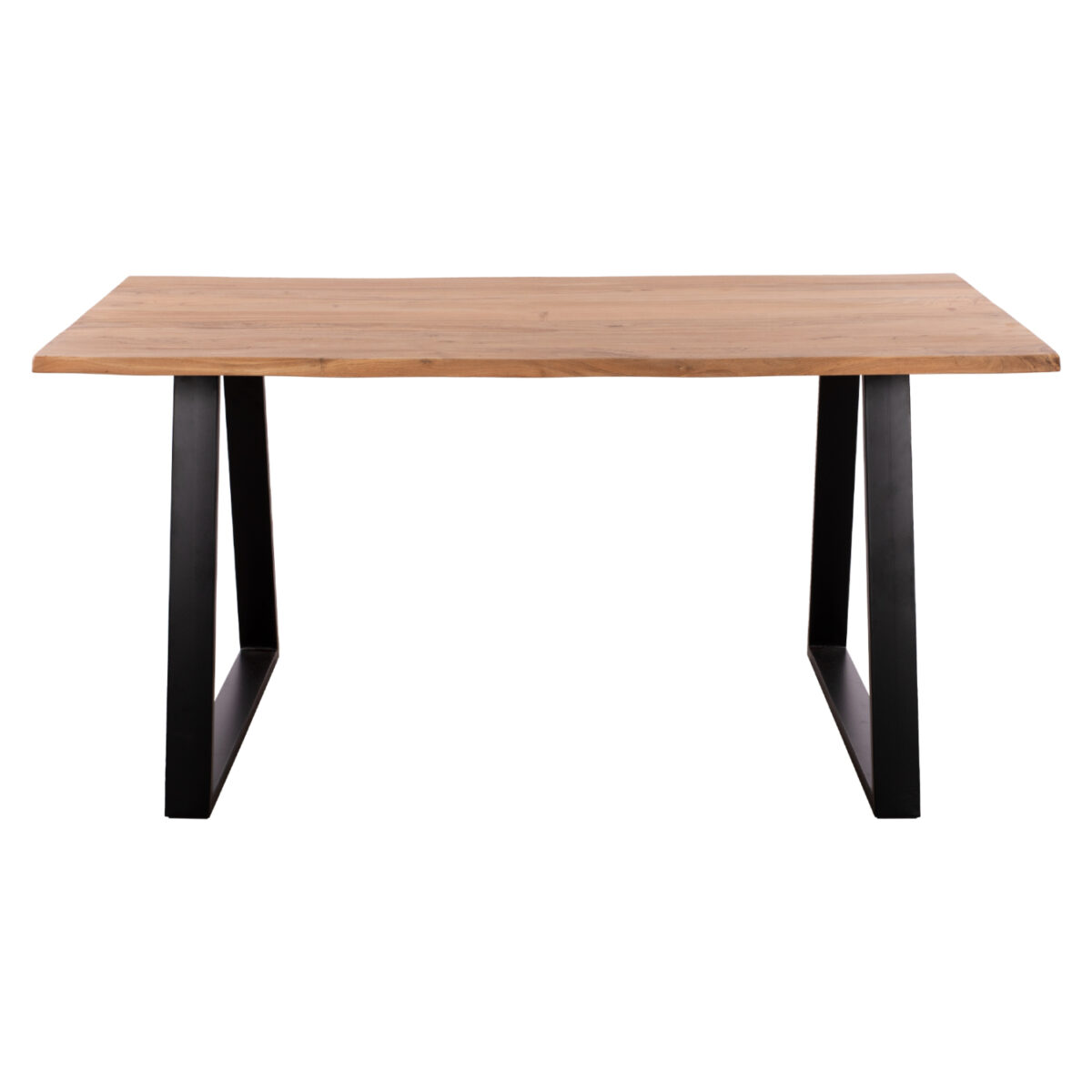 trapezi-trapezarias-slim-fb9850011-masif-2 ΤΡΑΠΕΖΙ ΤΡΑΠΕΖΑΡΙΑΣ SOFIA SLIM HM8500.11 ΜΑΣΙΦ ΞΥΛΟ ΑΚΑΚΙΑΣ 160x90x76Υ εκ. - Image 3