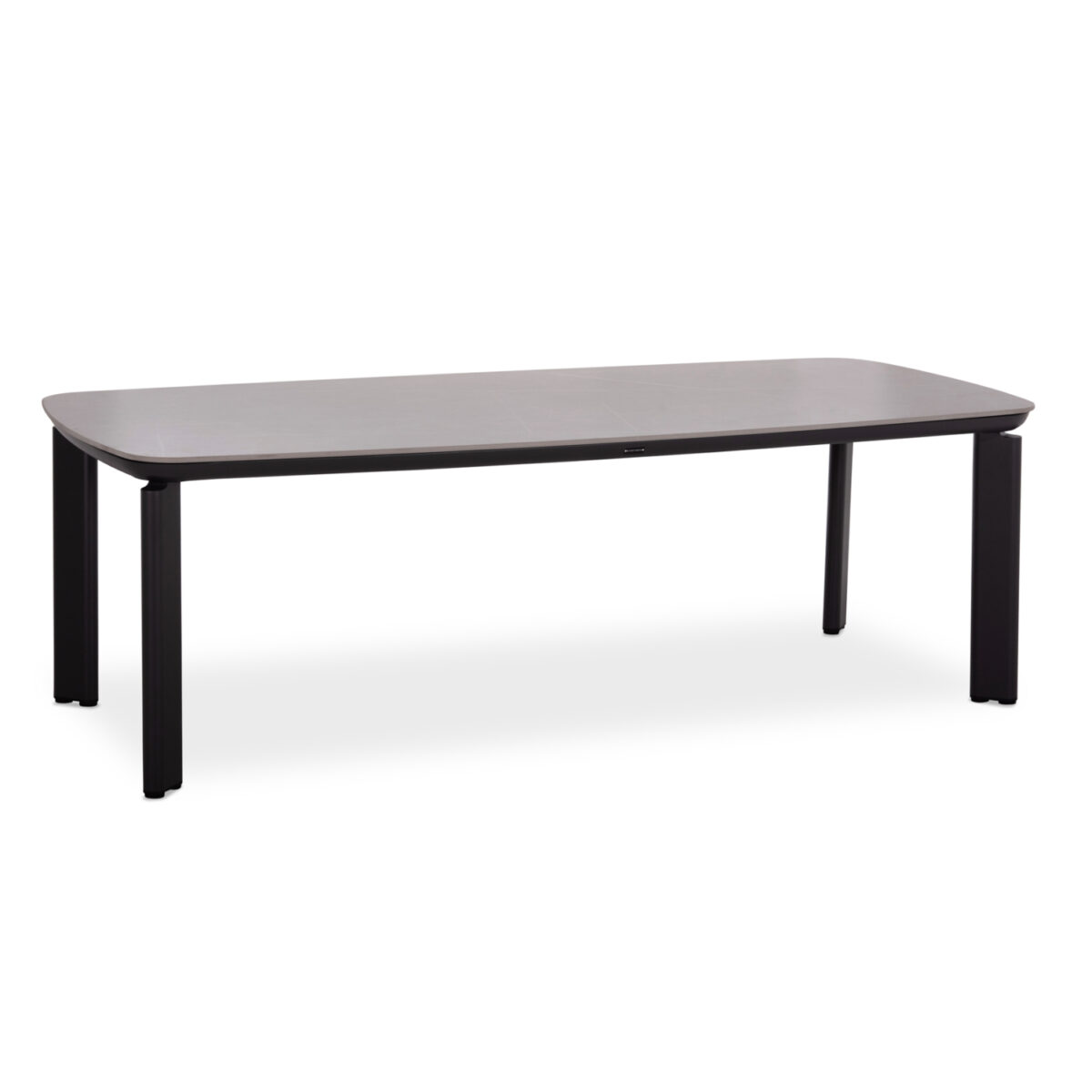 unnamed-file ΤΡΑΠΕΖΙ STERLIN SM6356.02 ΣΚΟΥΡΟ ΓΚΡΙ ΑΛΟΥΜΙΝΙΟ & SINTERED STONE TOP 240x100x76Y - Image 1