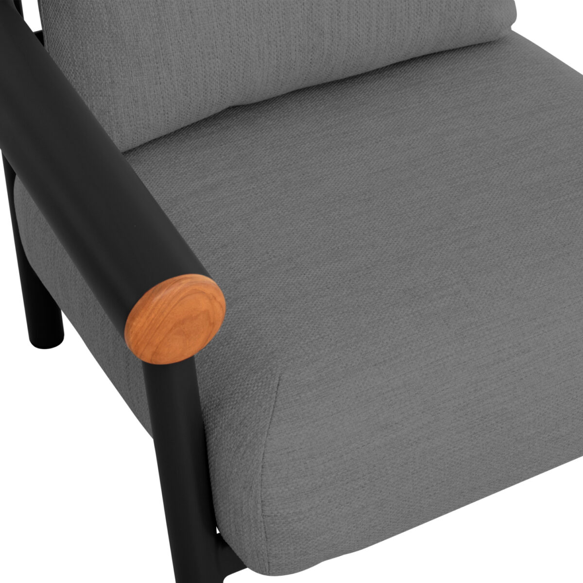 ΣΕΤ ΣΑΛΟΝΙ ΕΞ.ΧΩΡΟΥ 4ΤΜΧ EUTOPIA SM6237.01 ΣΚΟΥΡΟ ΓΚΡΙ ΑΛΟΥΜΙΝΙΟ & OLEFIN & ΓΥΑΛΙ - Image 6