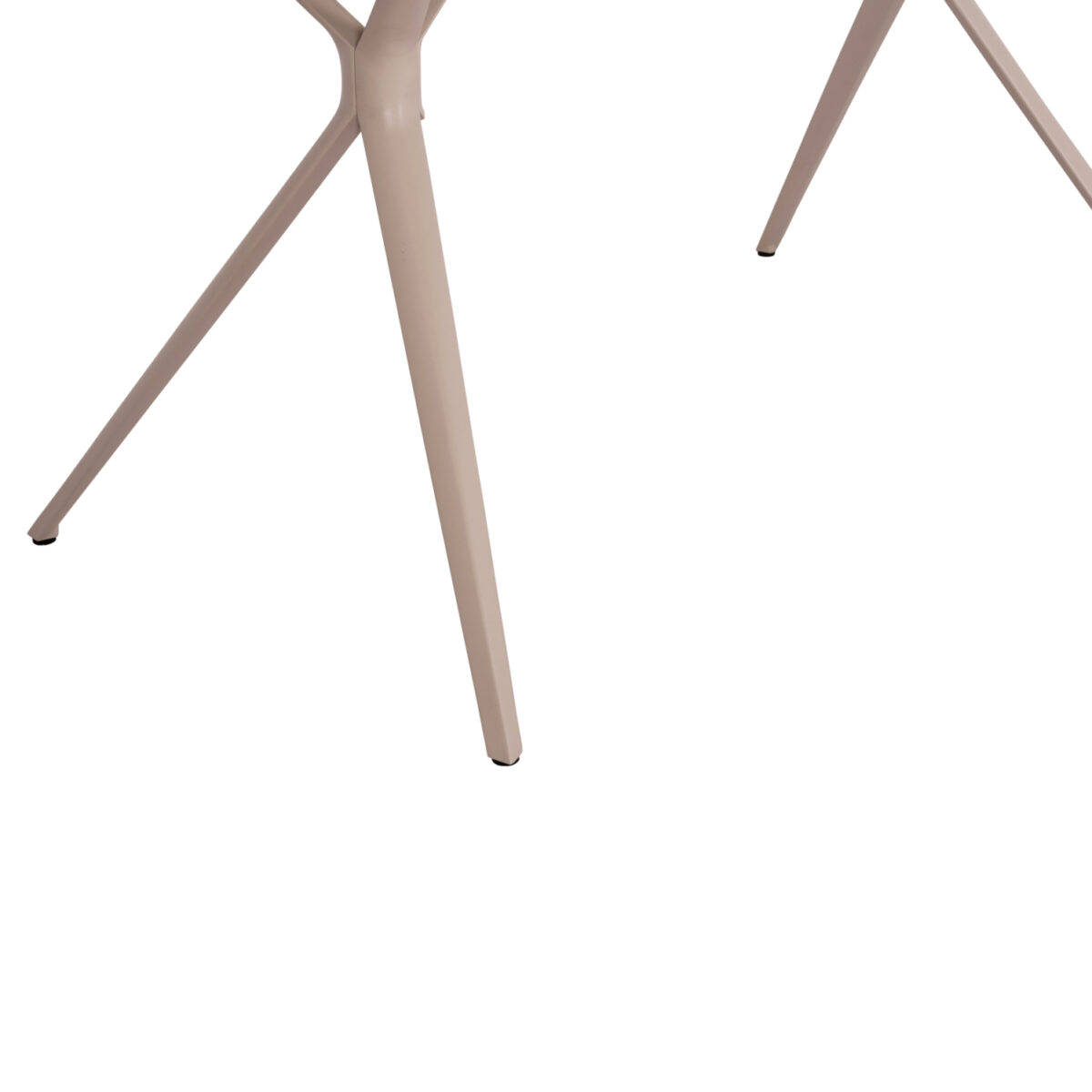 8 ΤΡΑΠΕΖΙ ANTOINE SM6355 ΚΡΕΜ ΑΛΟΥΜΙΝΙΟ & SINTERED STONE TOP 180x90x75Yεκ. - Image 9
